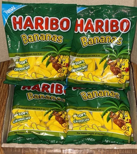 New haribo bananas gummi candy - new,